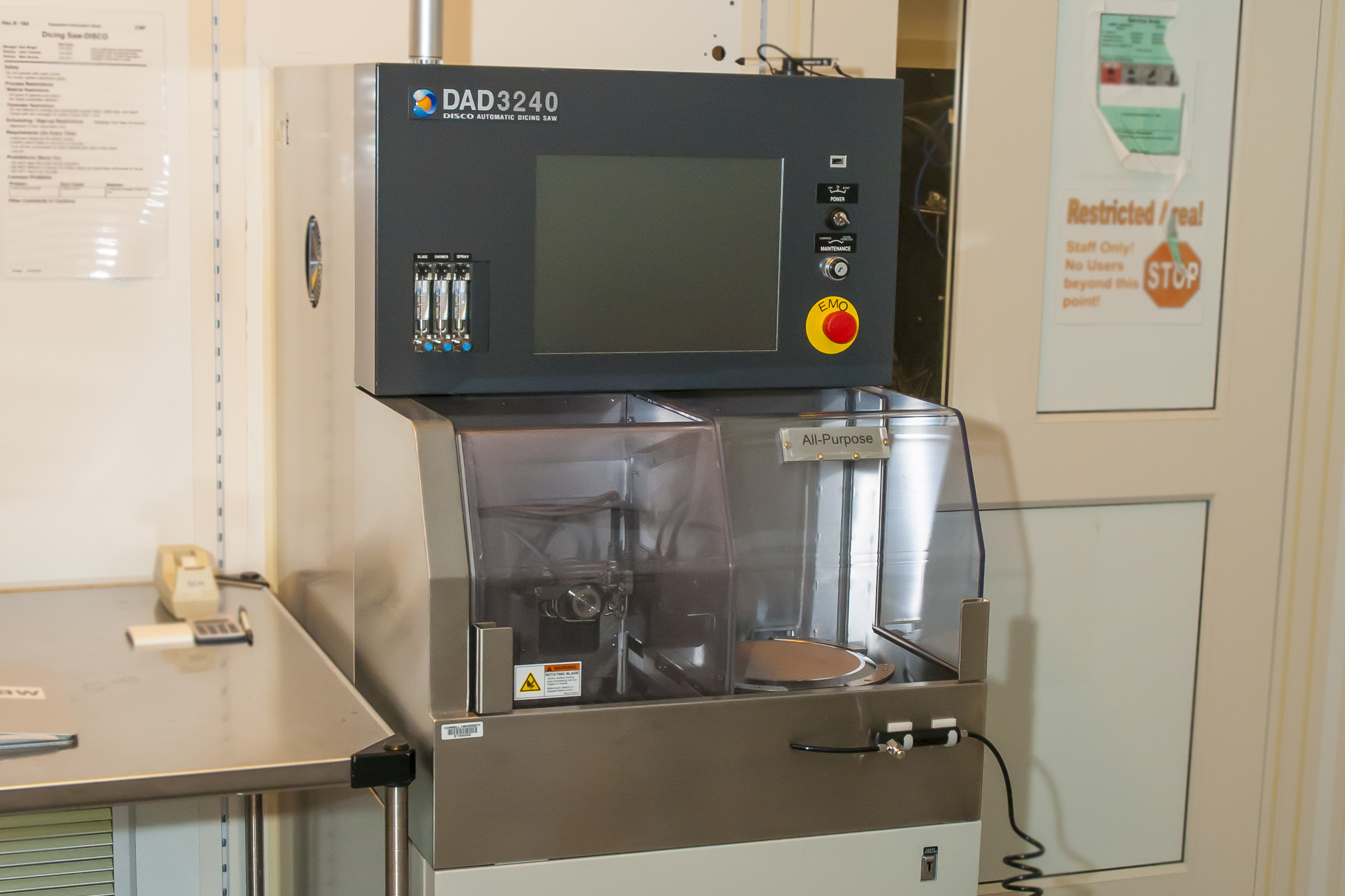 Dicing Saw DISCO CNF Users